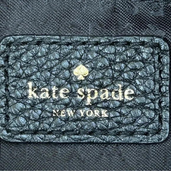 Kate Spade Black Textured Satchel - Picture 10 of 12